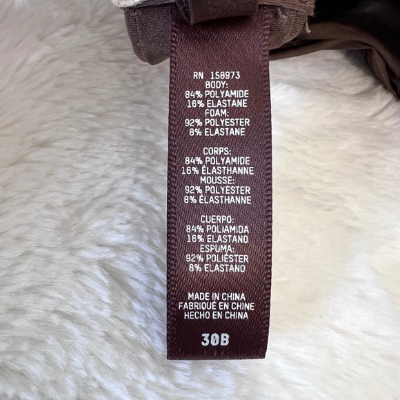 Skims Women's Fits Everybody Wireless Bra Oxide Brown Size 30B NWT - Picture 9 of 10